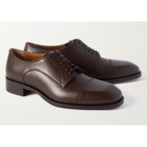 Christian Louboutin Mens Davisol Flat Brown Lug Sole Derby Oxford Loafer 44 11 Christian Louboutin | Shoes | Christian Louboutin Mens  main image 4